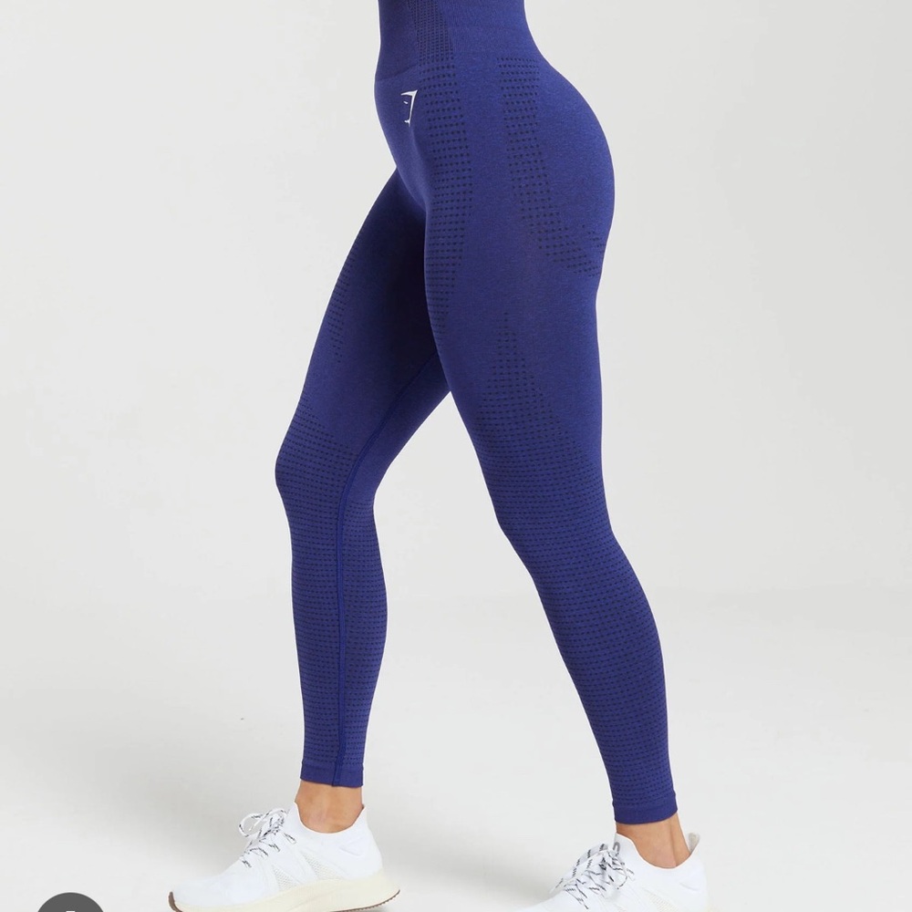 Gymshark Vital Seamless Blue Leggings